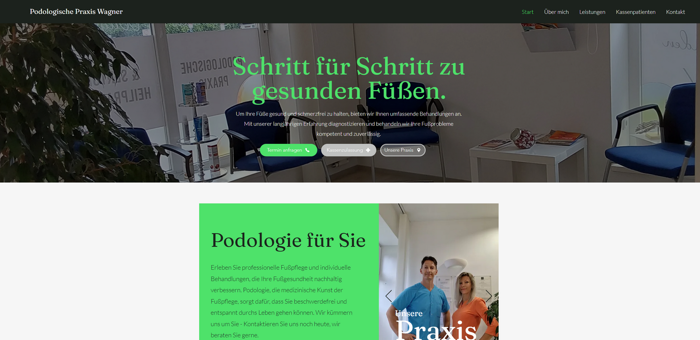 Podologie Wagner Website